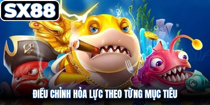 Điều chỉnh hỏa lực theo từng mục tiêu