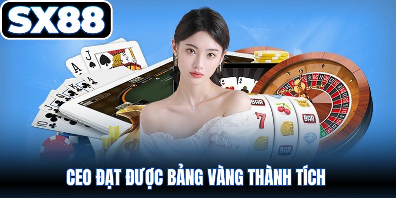 CEO đạt được bảng vàng thành tích 