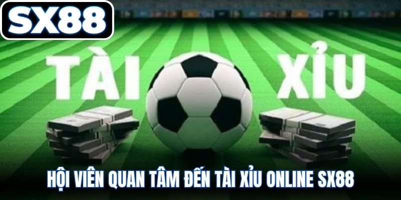 Hội viên quan tâm đến tài xỉu online SX88